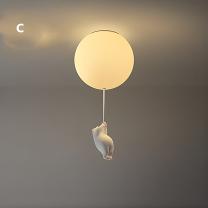 BalloonBuddy Plafondlamp - Beerontwerp