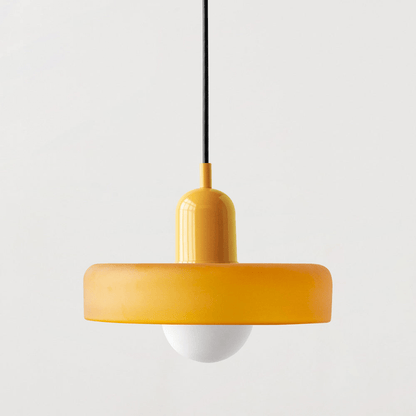 Colora Bauhaus Hanglamp Gekleurd Glas Rond Design