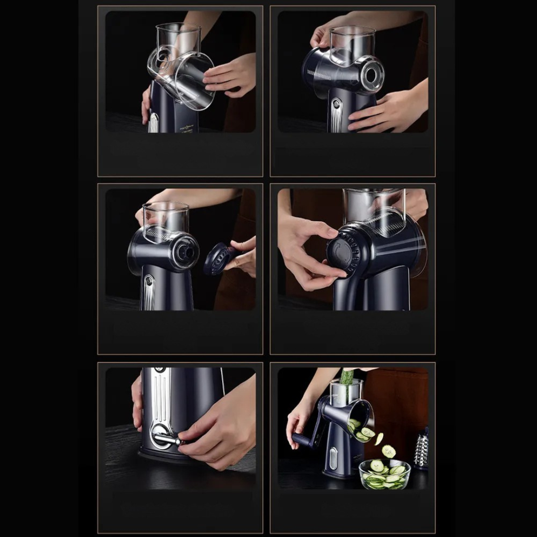 Twisting shredder - 5 in 1 keukenmachine