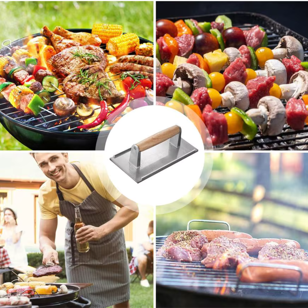 Premium braadgewicht – Voor perfecte burgers elke keer! - Design & Dine