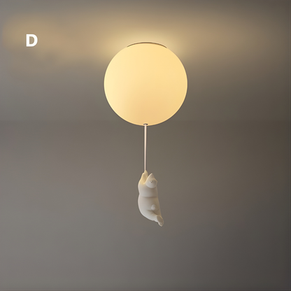 BalloonBuddy Plafondlamp - Beerontwerp