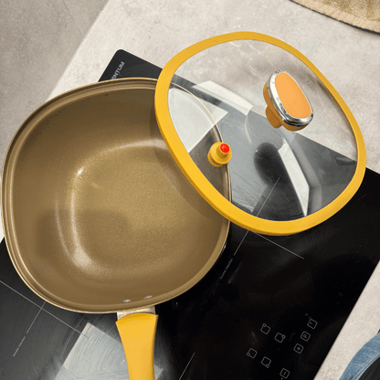 Culinara Titanium  anti-aanbakpan met stoomfunctie