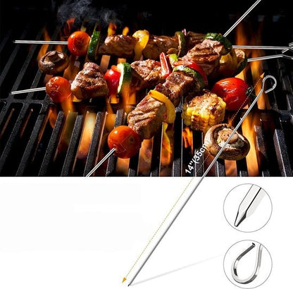 18-delige set - Roestvrijstaal BBQ gereedschap