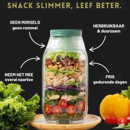 Salad Pod – Knapperig. Vers. Draagbaar.