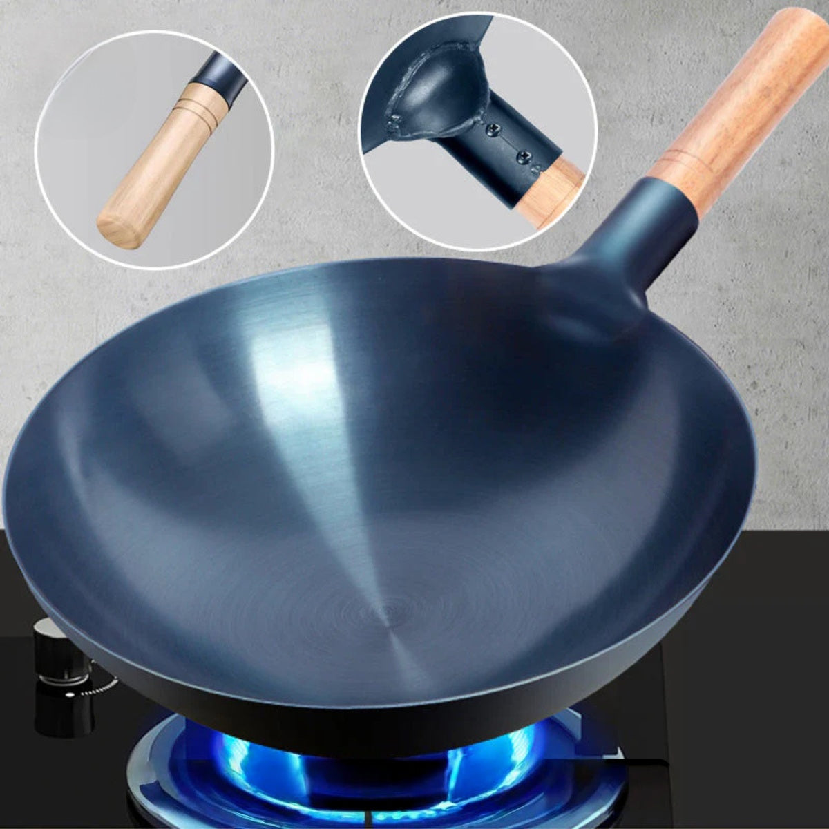 Cuyun iron wok - Non-stick, zonder giftige coating