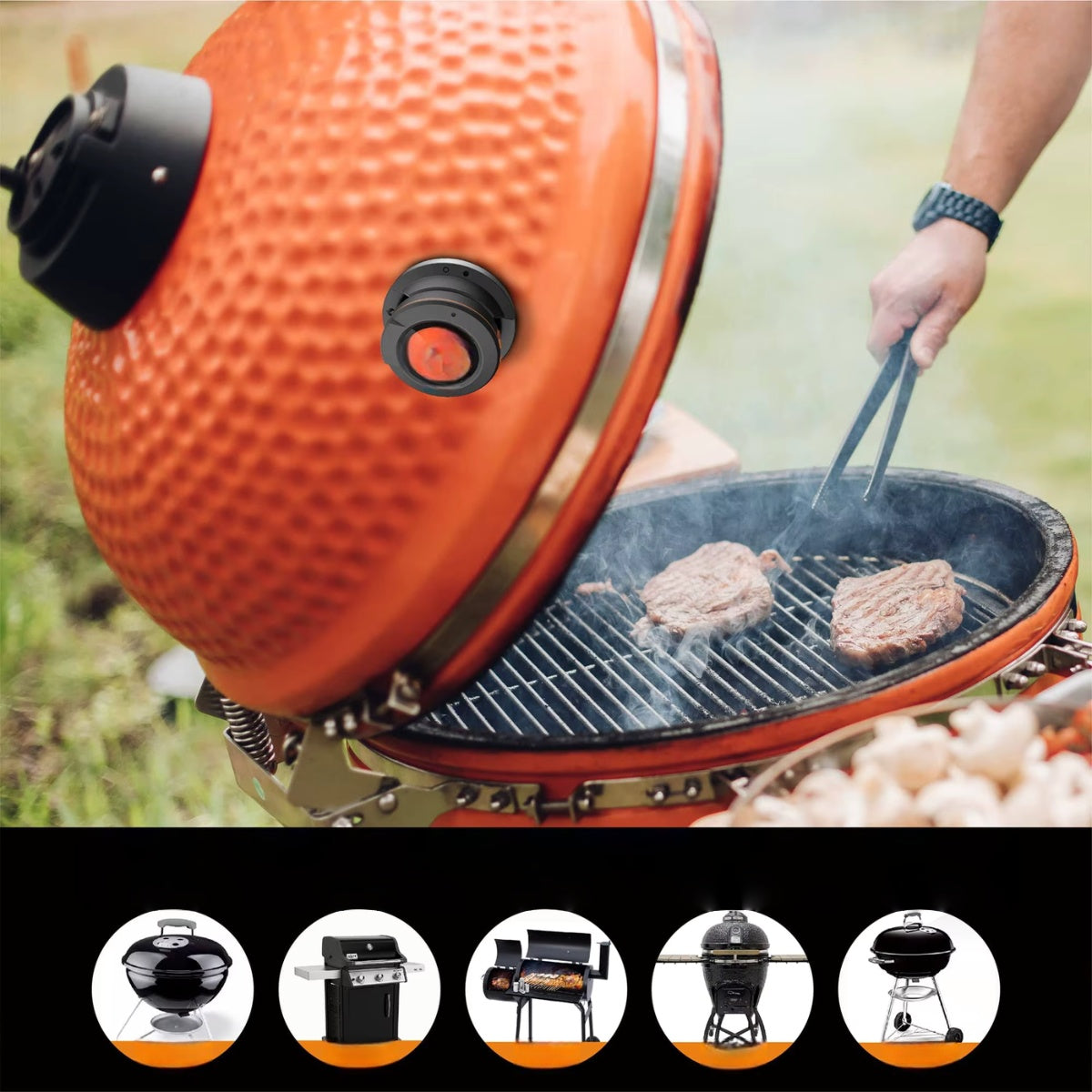 Ai BBQ temperatuurmeter + Gratis mobile app