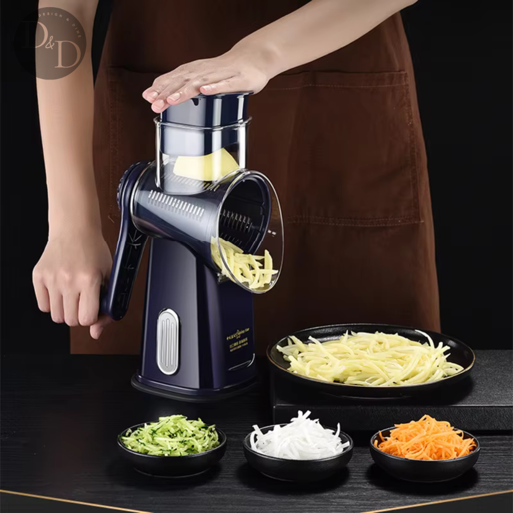 Twisting shredder - 5 in 1 keukenmachine - Design & Dine