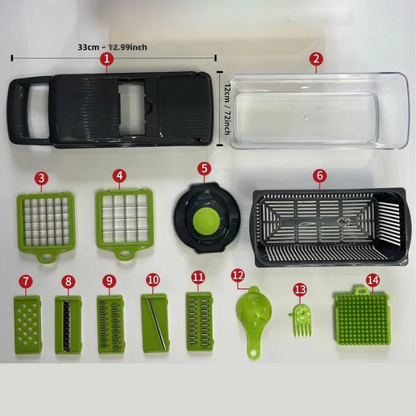 QuickPrep 14-in-1 Groentesnijder