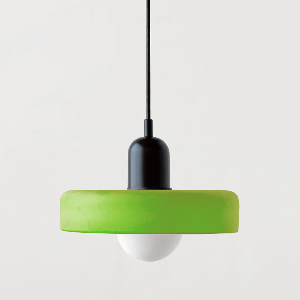 Colora Bauhaus Hanglamp Gekleurd Glas Rond Design