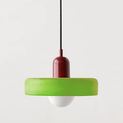 Colora Bauhaus Hanglamp Gekleurd Glas Rond Design