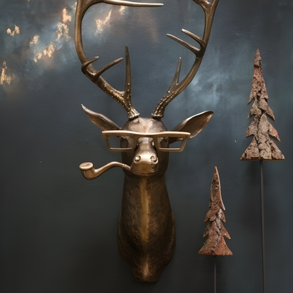 WildCharm Wanddecoratie Met Dierenkop