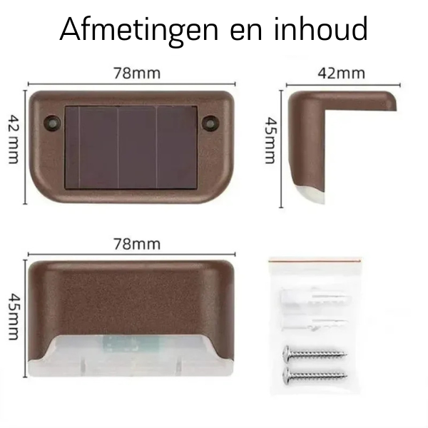 LumiStep - Draadloze solar ledlampen - Design & Dine