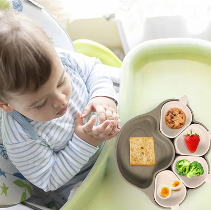 KleverKiddie™ StickyPaw - siliconen bordje - Design & Dine