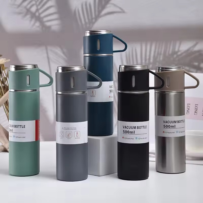 VacuSip-set met geïsoleerde thermosflessen