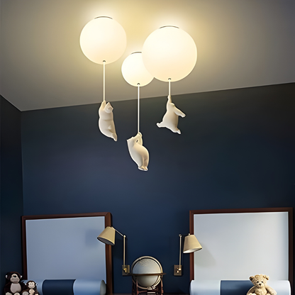 BalloonBuddy Plafondlamp - Beerontwerp