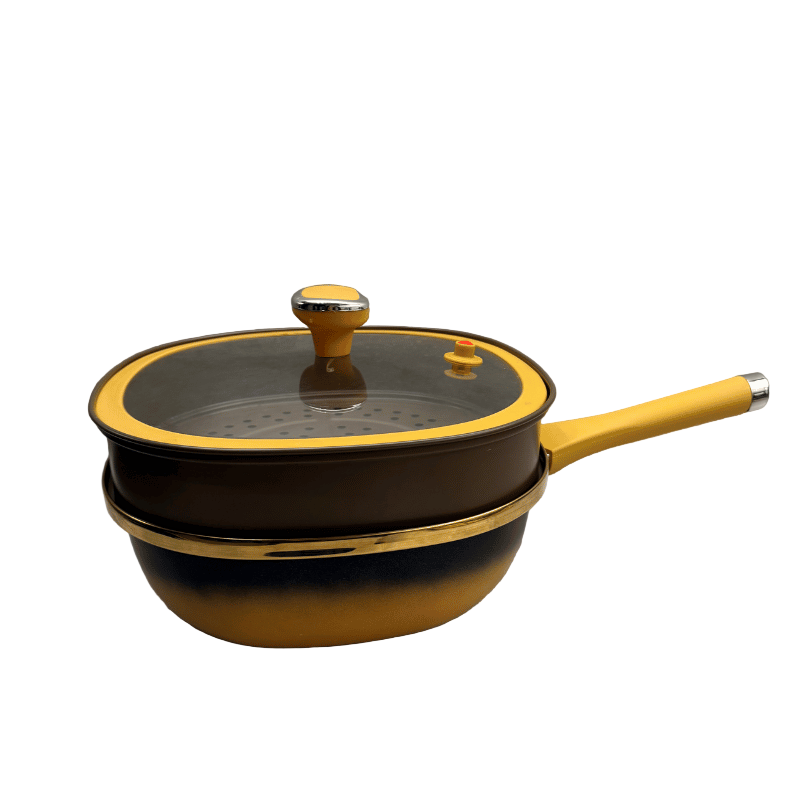 Culinara Titanium  anti-aanbakpan met stoomfunctie