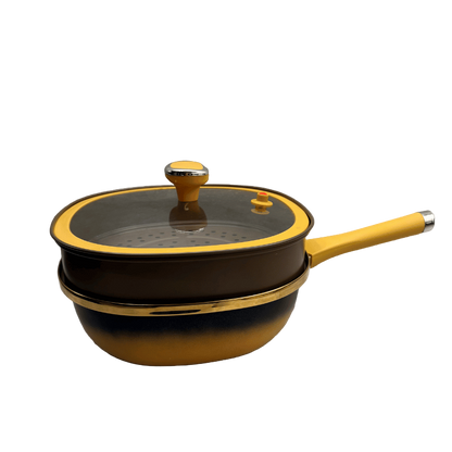 Culinara Titanium  anti-aanbakpan met stoomfunctie