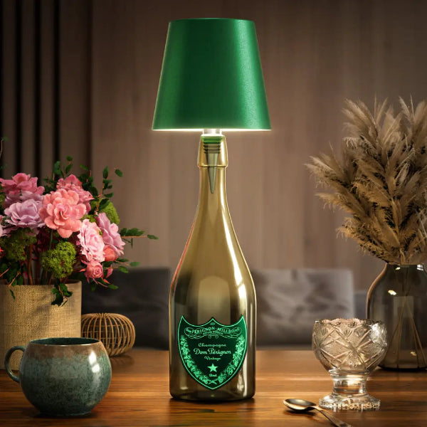 EcoGlow bottle light - Oplaadbare fles ledlamp - Design & Dine