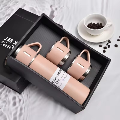 VacuSip-set met geïsoleerde thermosflessen
