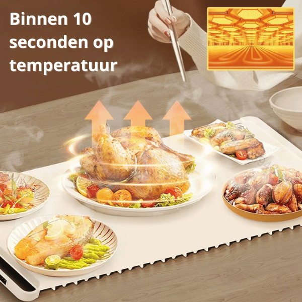 Stayhot - elektrisch verwarmde placemat