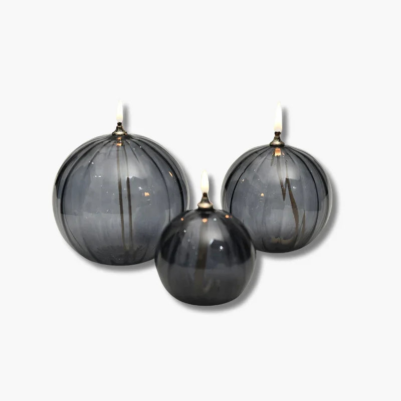 Smokey candle - Beschikbaar in drie maten - Design & Dine