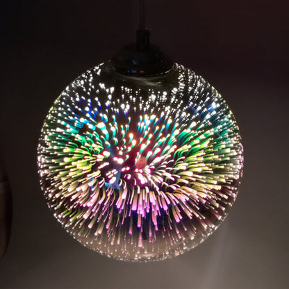 SparkBloom Glazen Hanglamp - 3D-Effect