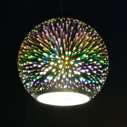 SparkBloom Glazen Hanglamp - 3D-Effect