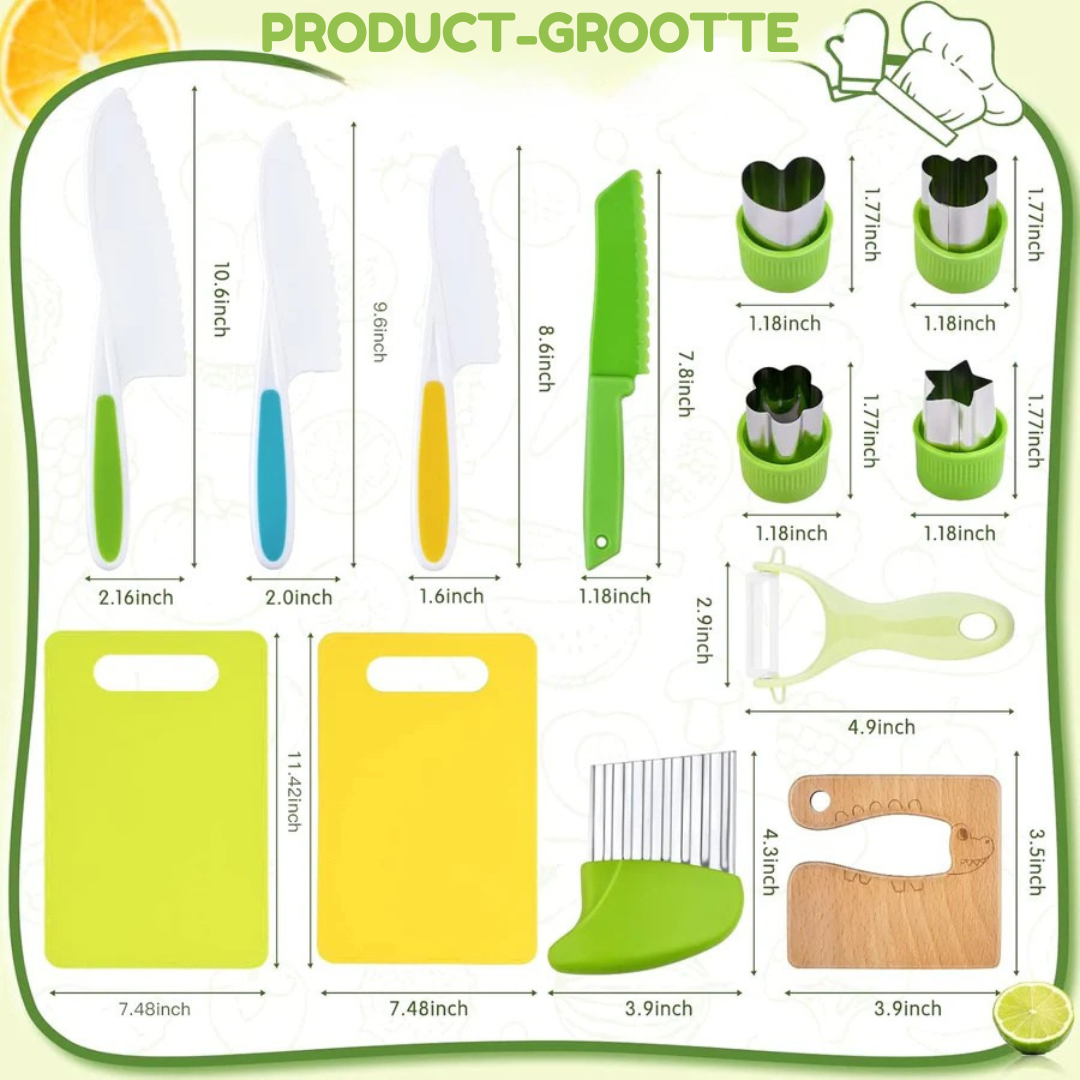 LittleChef Kookset Voor Kinderen – 13-Delig