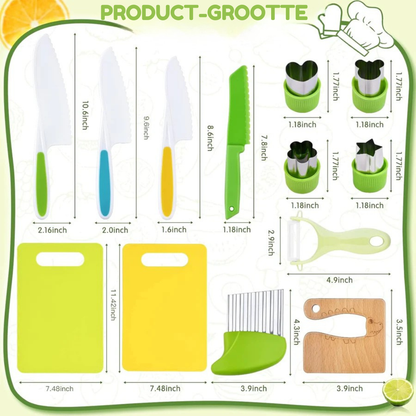 LittleChef Kookset Voor Kinderen – 13-Delig