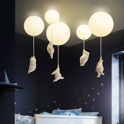 BalloonBuddy Plafondlamp - Beerontwerp