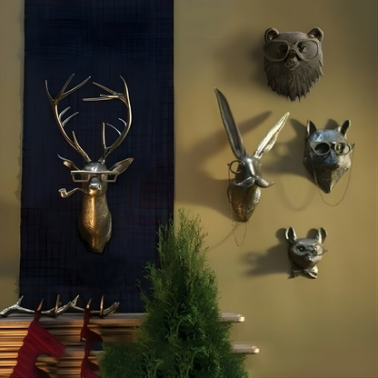 WildCharm Wanddecoratie Met Dierenkop
