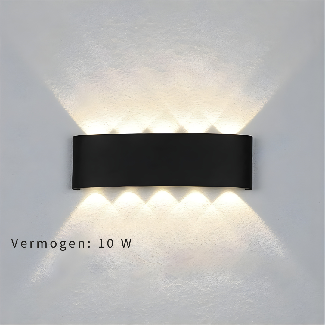AeroGlow LED-Wandlamp - Weerbestendig