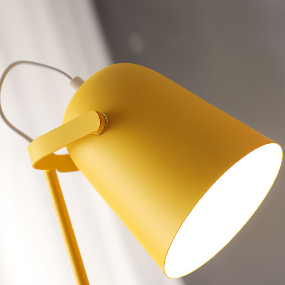 AuroraNord Draaibare Tafellamp - Verstelbare Macaron-Bureaulamp| Geel 2