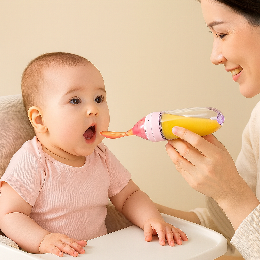 KleverKiddie™ Hapjesfles - voeden zonder vlekken - Design & Dine