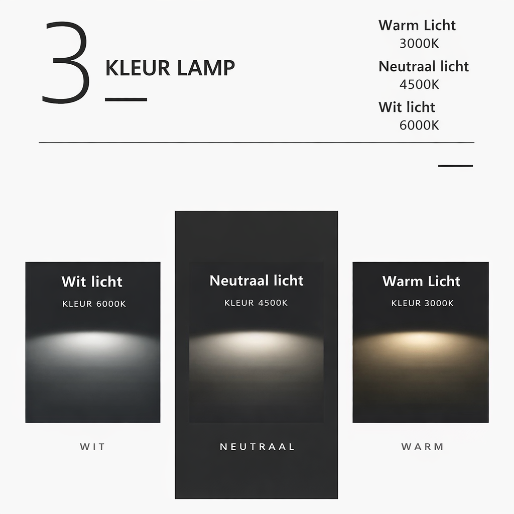 NordWood LED-Plafondlamp - 3 Kleurenmodi