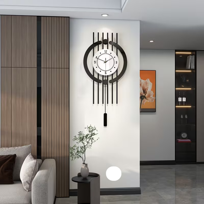 Aurello Pendulum Wandklok – Metaal