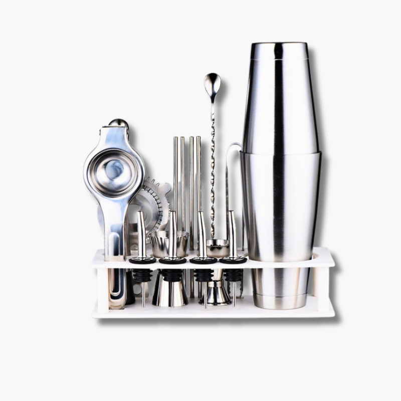 Mixologya Cocktailshaker-barset – 12-delig