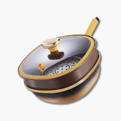 Culinara Titanium  anti-aanbakpan met stoomfunctie