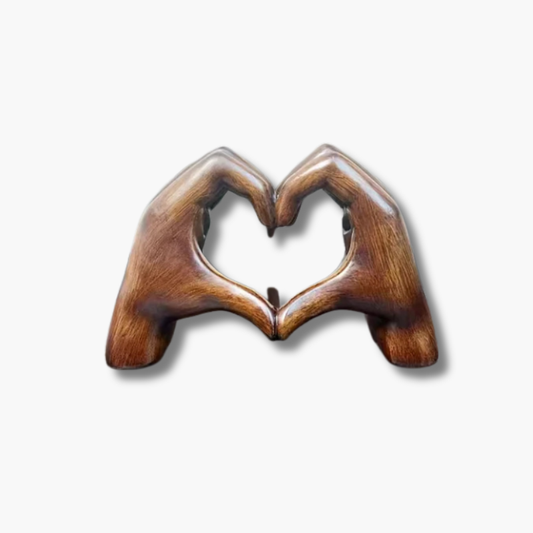 WarmHold Hart Handen Sculptuur – Handgemaakt