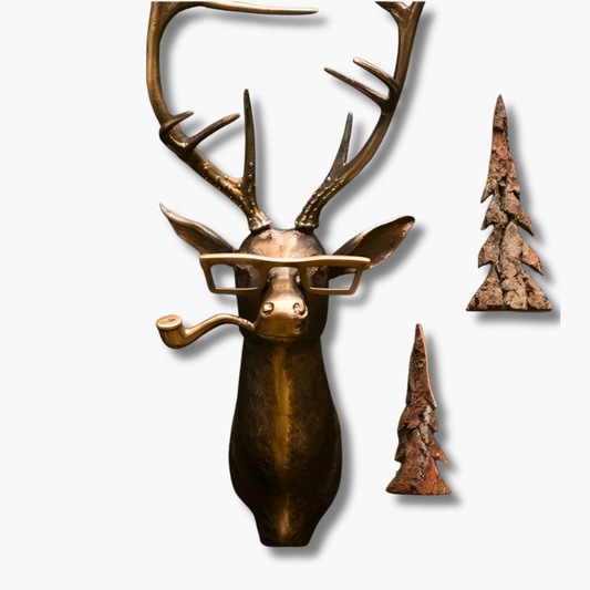 WildCharm Wanddecoratie Met Dierenkop