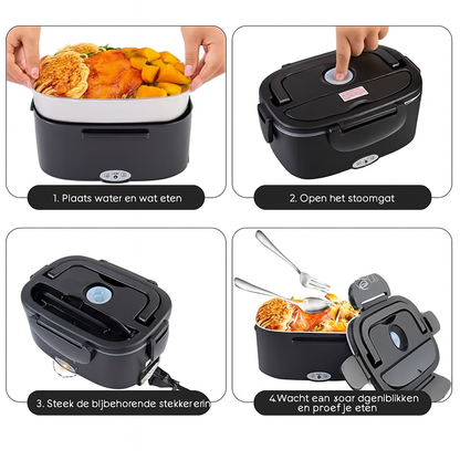Heat & Eat - Elektrisch verwarmde lunchbox