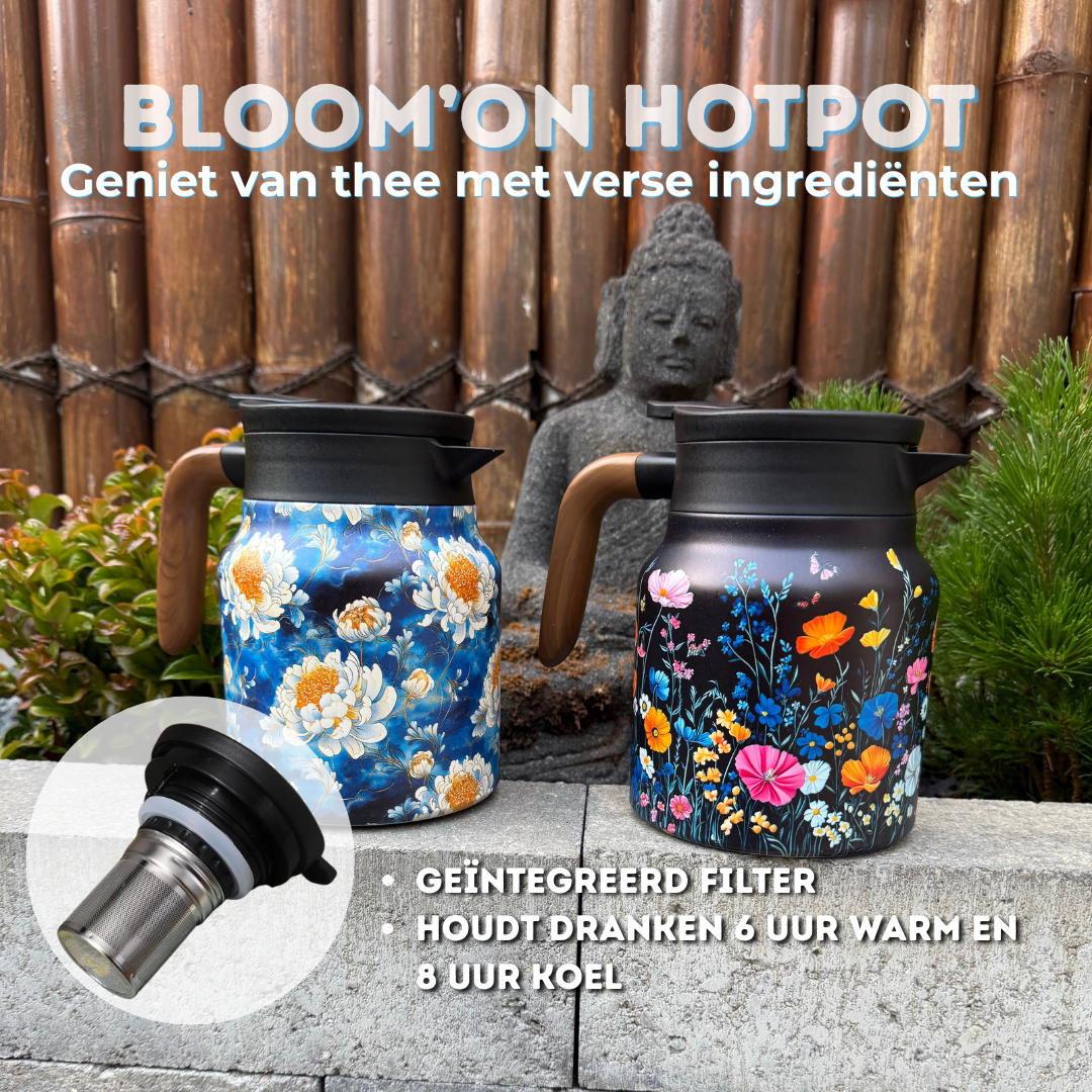BLOOM'on Hotpot incl. geïntegreerd theezeef