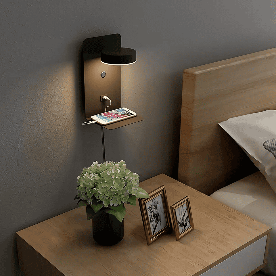 AuraGlow Wandlamp Voor Naast Het Bed – LED-Leeslamp
