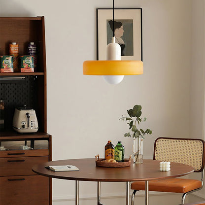 Colora Bauhaus Hanglamp Gekleurd Glas Rond Design