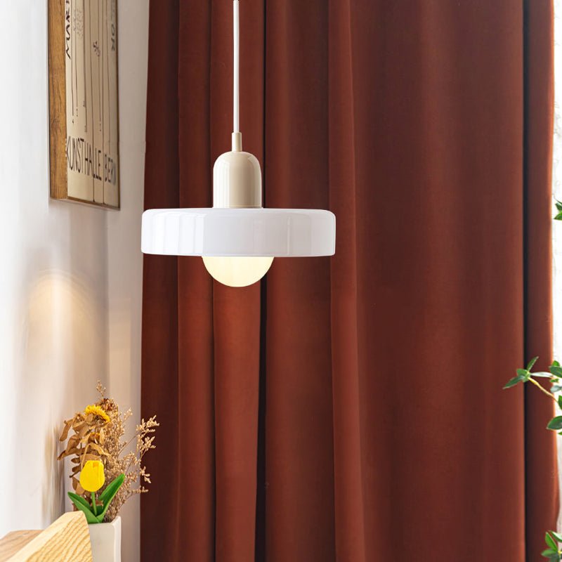 Colora Bauhaus Hanglamp Gekleurd Glas Rond Design
