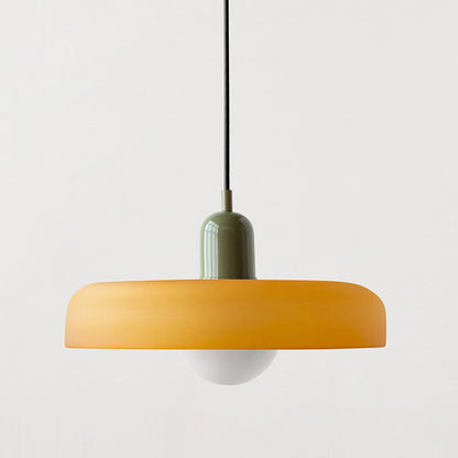 Colora Bauhaus Hanglamp Gekleurd Glas Rond Design