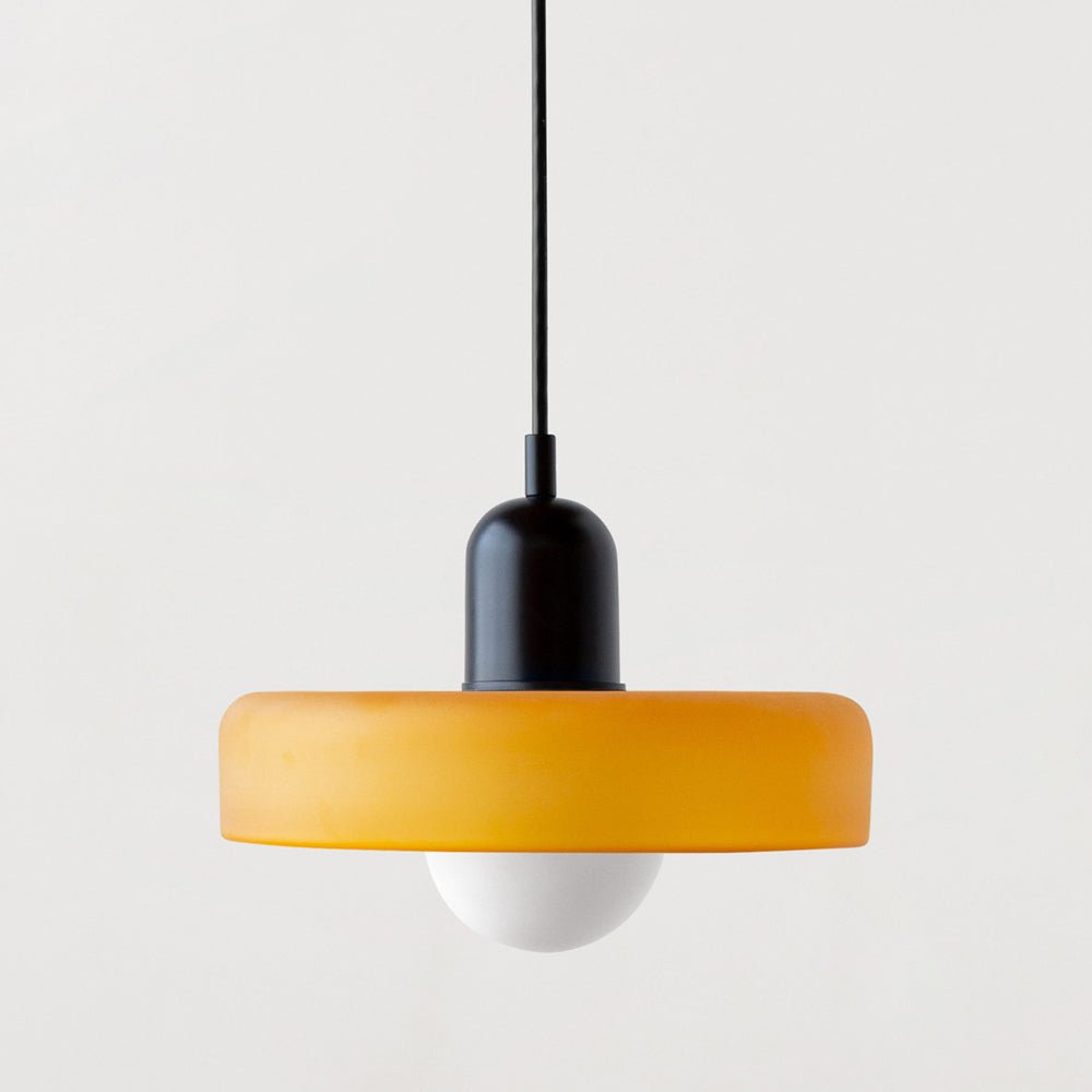 Colora Bauhaus Hanglamp Gekleurd Glas Rond Design
