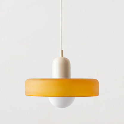 Colora Bauhaus Hanglamp Gekleurd Glas Rond Design