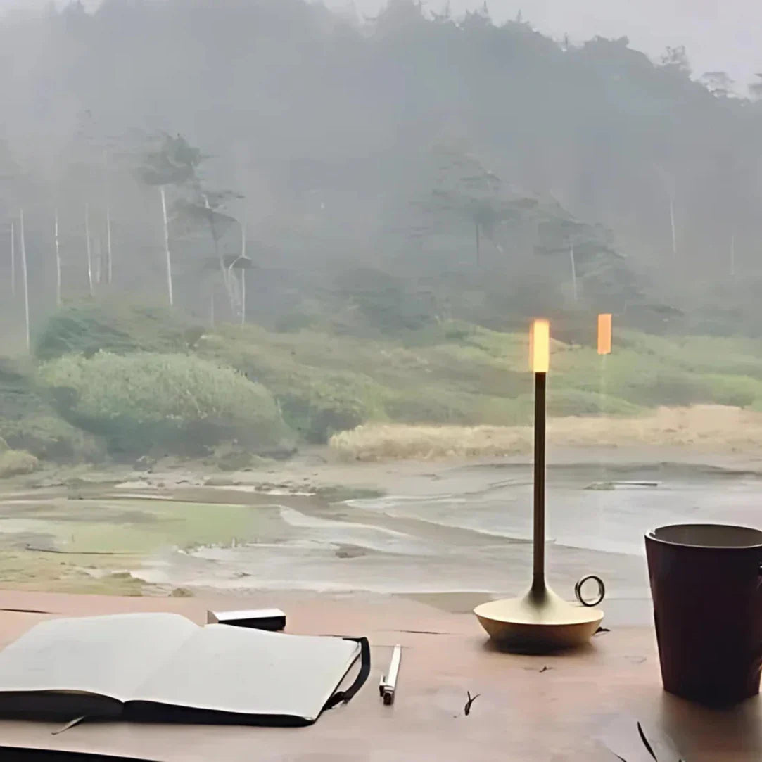 Draagbare kaarslantaarn