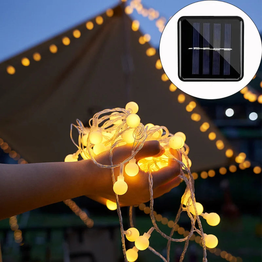 SunSpark Solar Lichtsnoer – LED Buitenverlichting